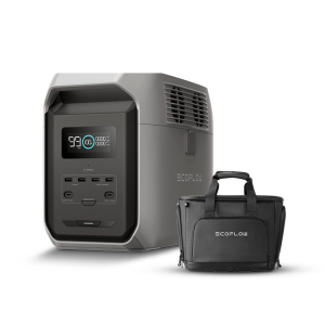 Estación de energía portátil EcoFlow DELTA 3 (1500) + Bolsa Impermeable