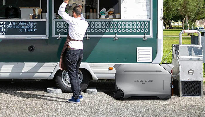EcoFlow para foodtrucks y gastronomía