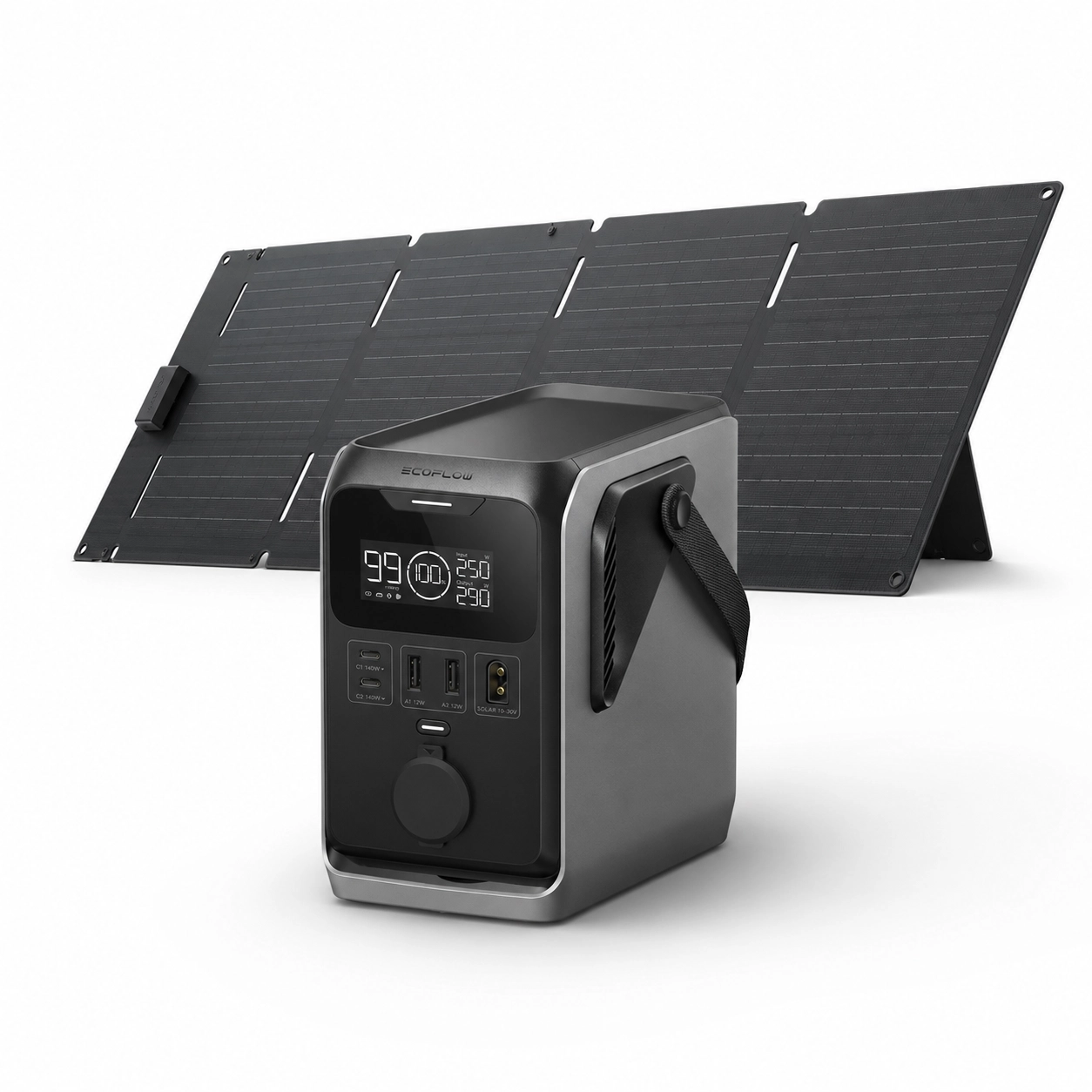 Ecoflow Trail DC (300W + 90000mAh) + Panel Solar Portátil 60W