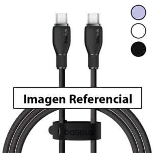 Baseus Pudding Series Fast Charging Cable USB to Type-C 100W 1.2m (Color sujeto a disponibilidad: Stellar White o Galaxy Blue o Nebula Purple)