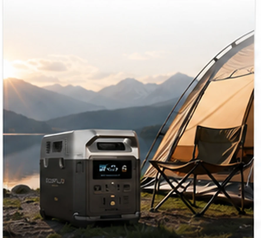 Estación de energía EcoFlow para viajes y camping
