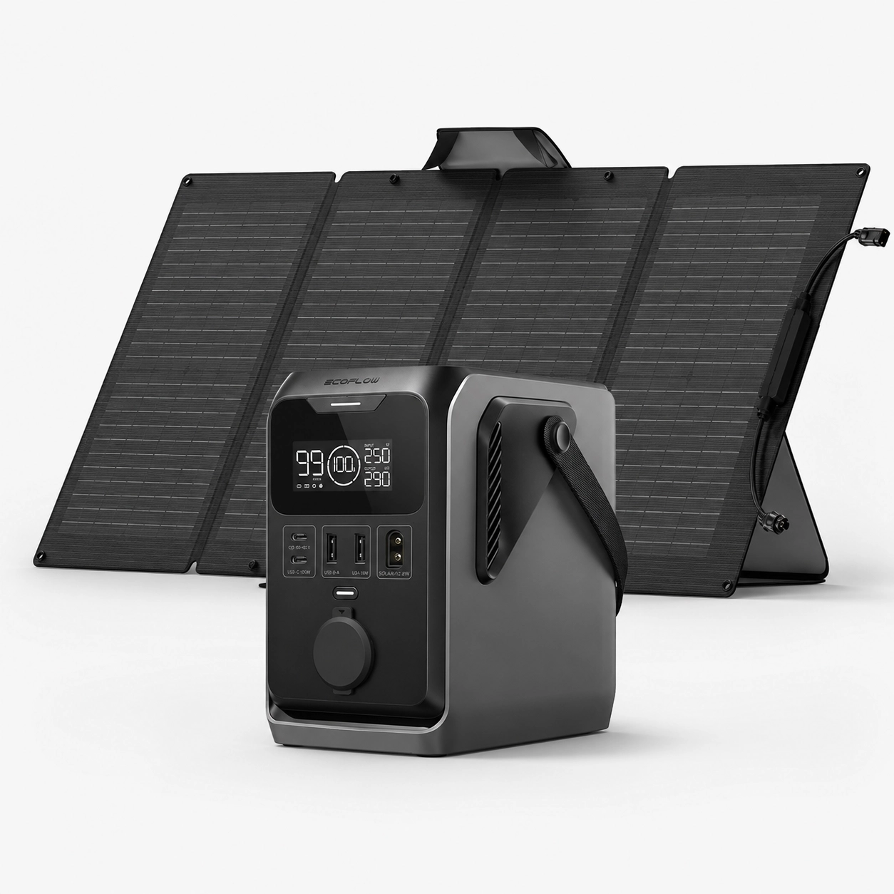 Ecoflow Trail DC (300W + 90000mAh) + Panel Solar Portátil Flex 100W
